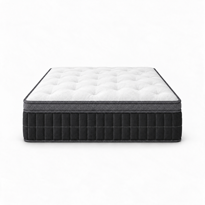Matelas queen roulé hybride semi ferme - 12"
