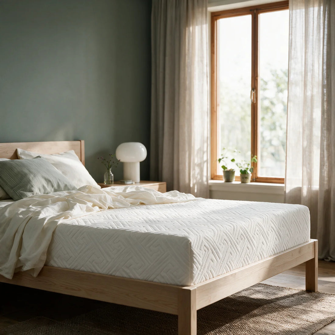 Matelas double roulé mousse mémoire ferme - 10"