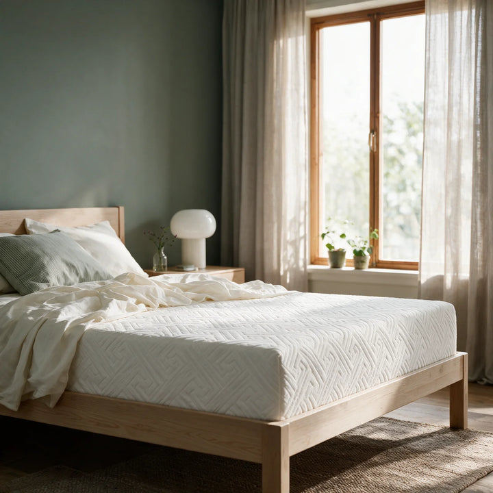 Matelas queen roulé mousse mémoire ferme - 10"