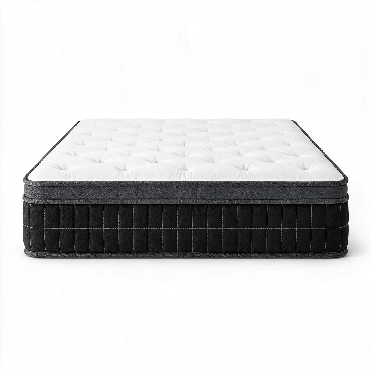 Matelas king roulé hybride semi ferme - 12"